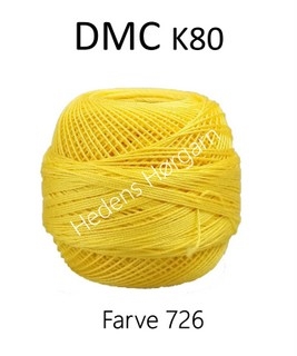 DMC K80 farve 726 Gul